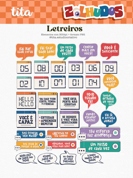 Escolar 2026 – Combão Ilustrações Menina e Menino - Imagem 8