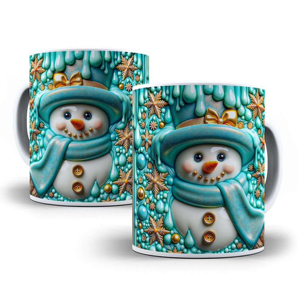 30 Artes para Caneca Boneco de Neve - Imagem 2