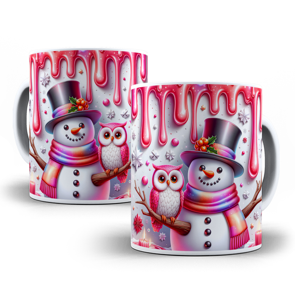 30 Artes para Caneca Boneco de Neve - Imagem 27
