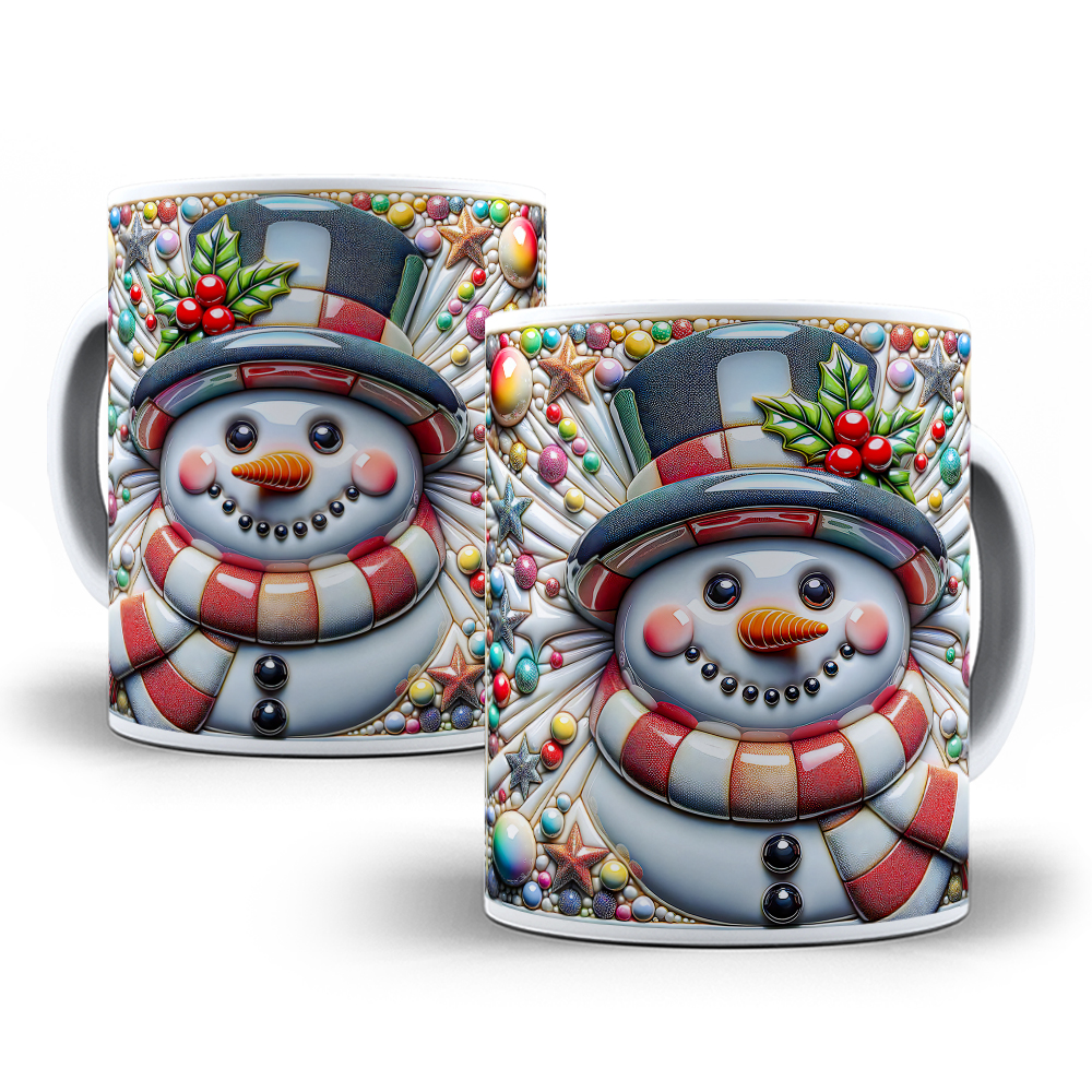 30 Artes para Caneca Boneco de Neve - Imagem 23