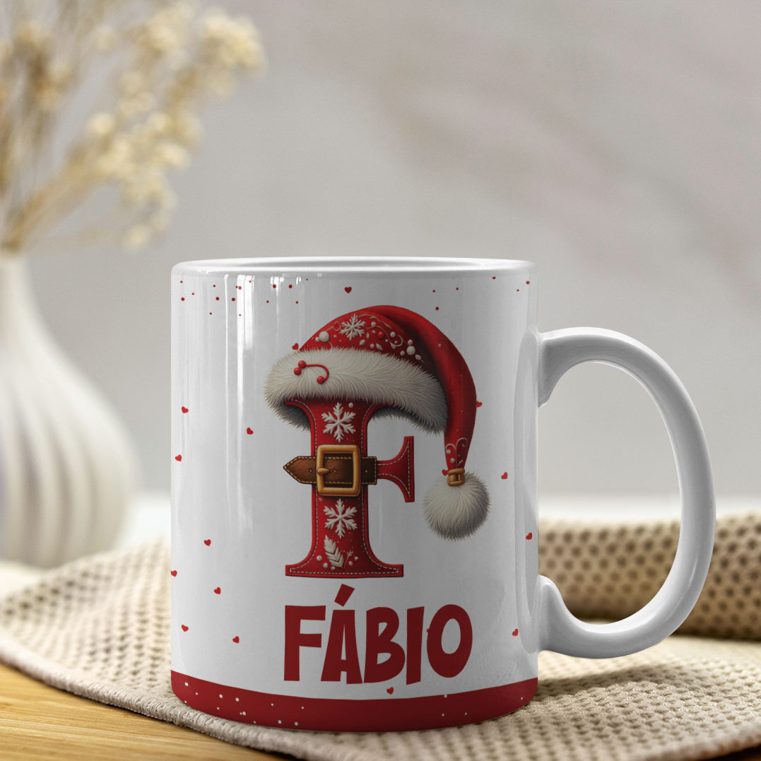 V49 – Arte Caneca Alfabeto Natalino - Imagem 6