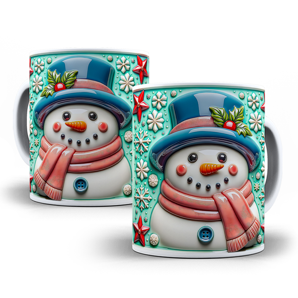 30 Artes para Caneca Boneco de Neve - Imagem 21