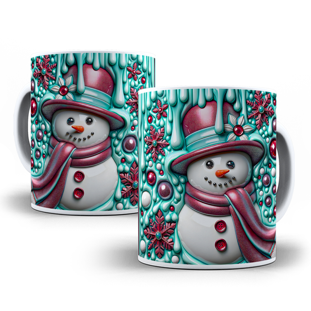 30 Artes para Caneca Boneco de Neve - Imagem 16