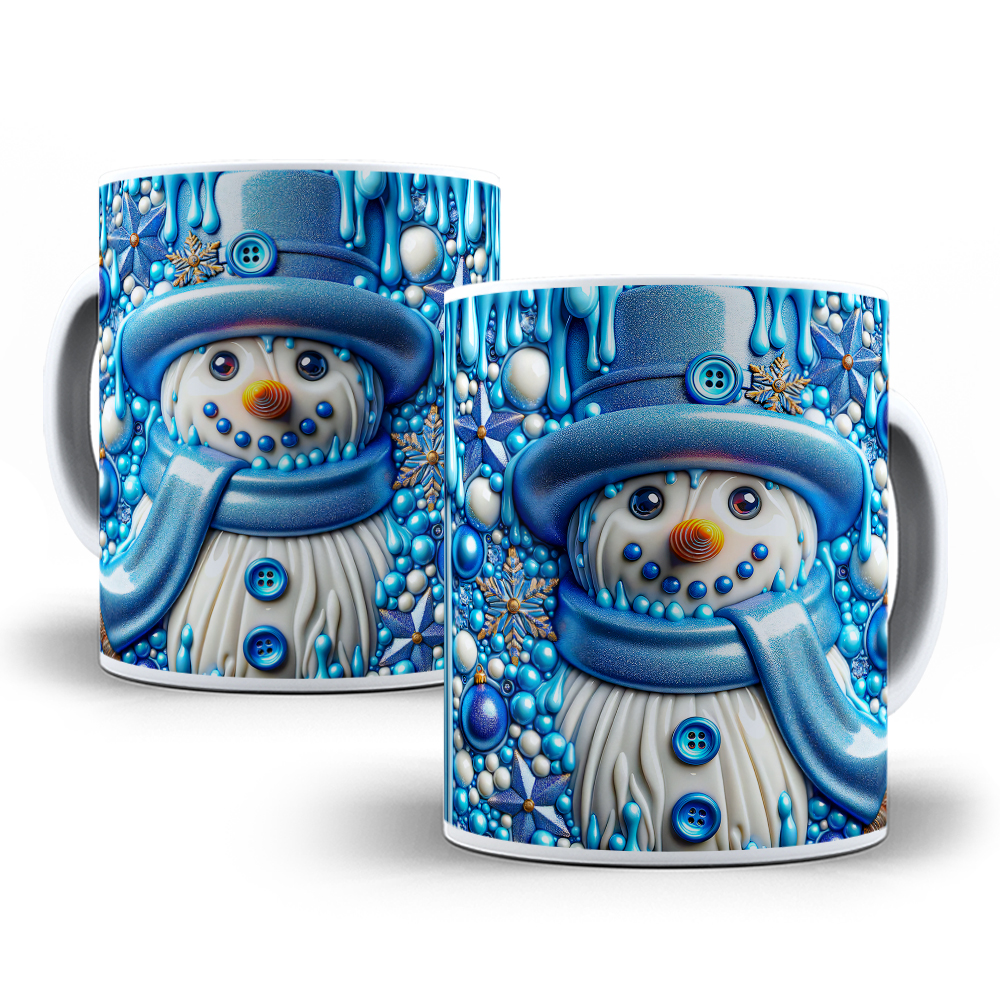 30 Artes para Caneca Boneco de Neve - Imagem 14