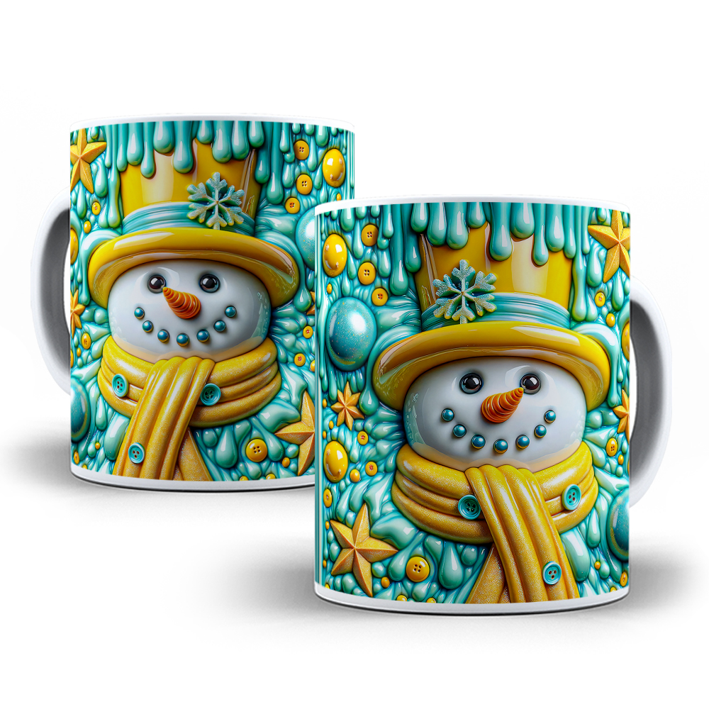 30 Artes para Caneca Boneco de Neve - Imagem 13