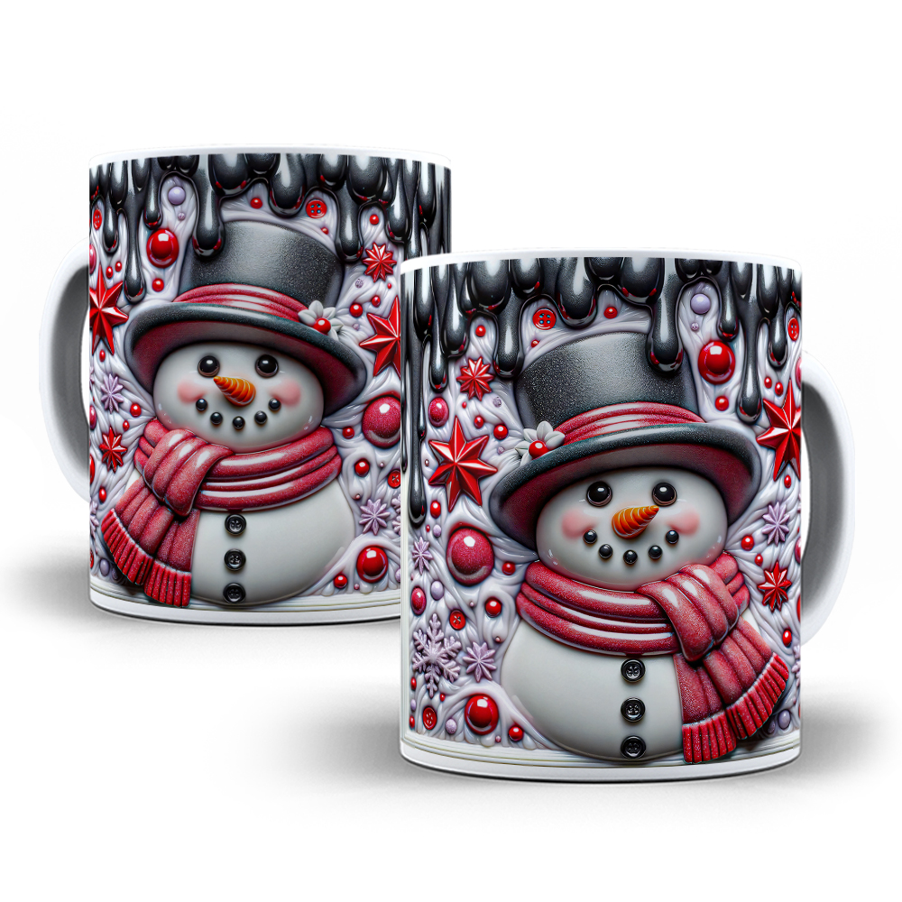 30 Artes para Caneca Boneco de Neve - Imagem 12