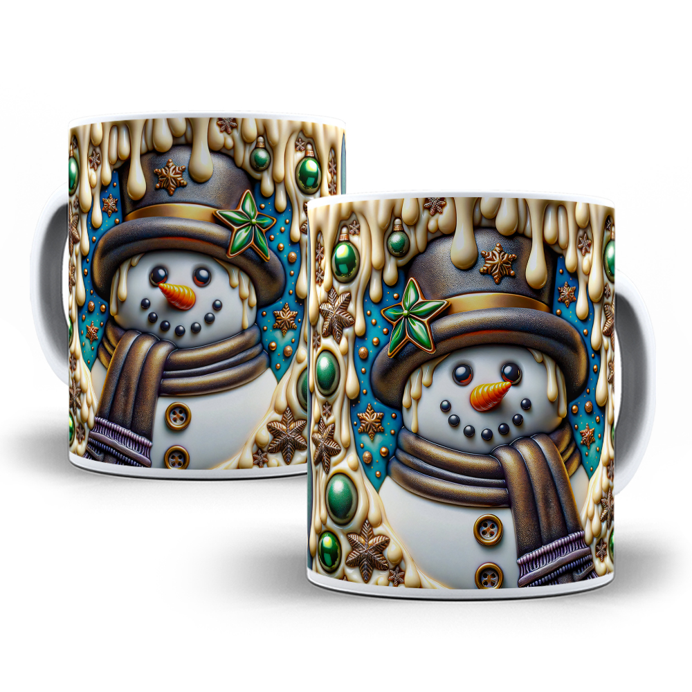 30 Artes para Caneca Boneco de Neve - Imagem 9