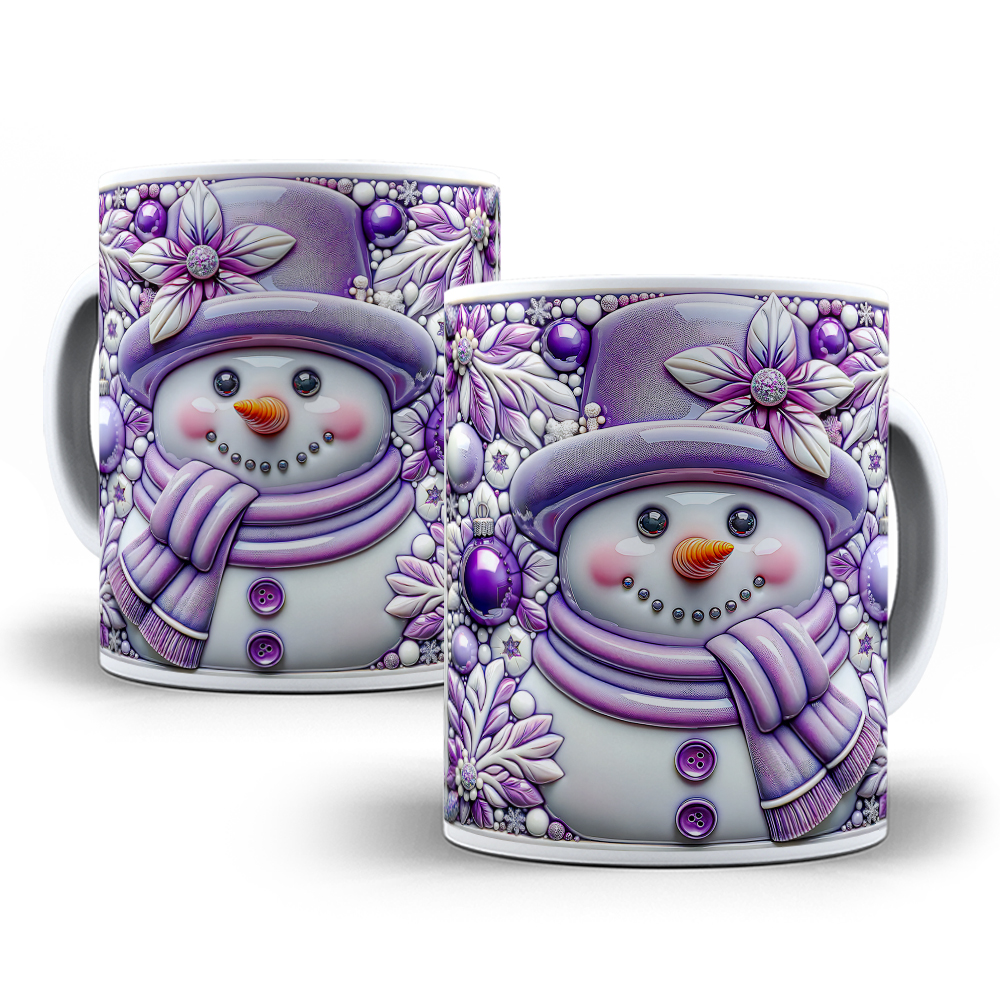 30 Artes para Caneca Boneco de Neve - Imagem 3