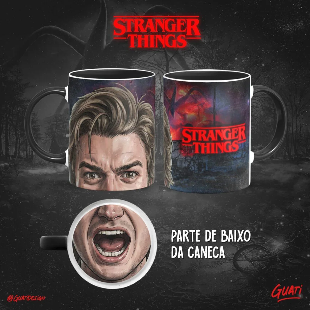 Bocão – Stranger Things - Artes Caneca - Imagem 4