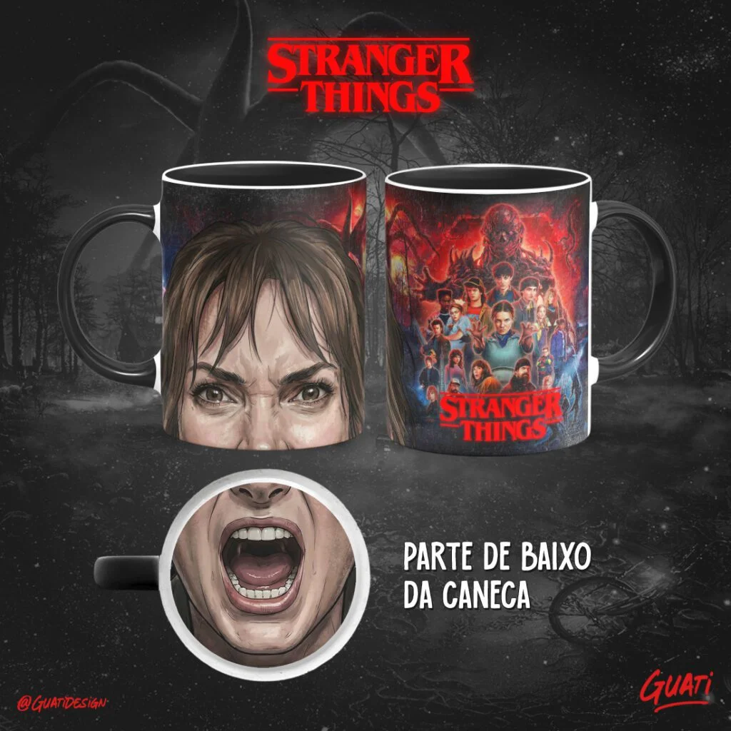 Bocão – Stranger Things - Artes Caneca - Imagem 2
