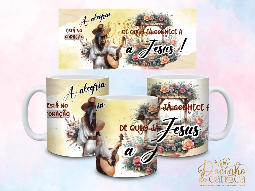 Coleção Primeiro Amor (DEUS) – Artes para Caneca - Imagem 18