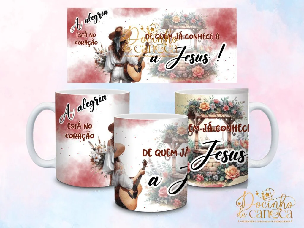 Coleção Primeiro Amor (DEUS) – Artes para Caneca - Imagem 17