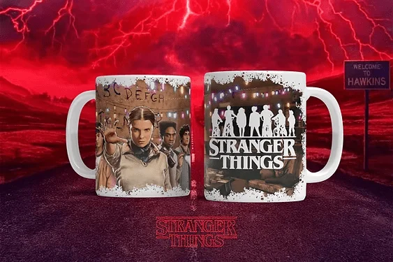 Mini Pack Stranger Things - 12 artes para caneca - Imagem 11