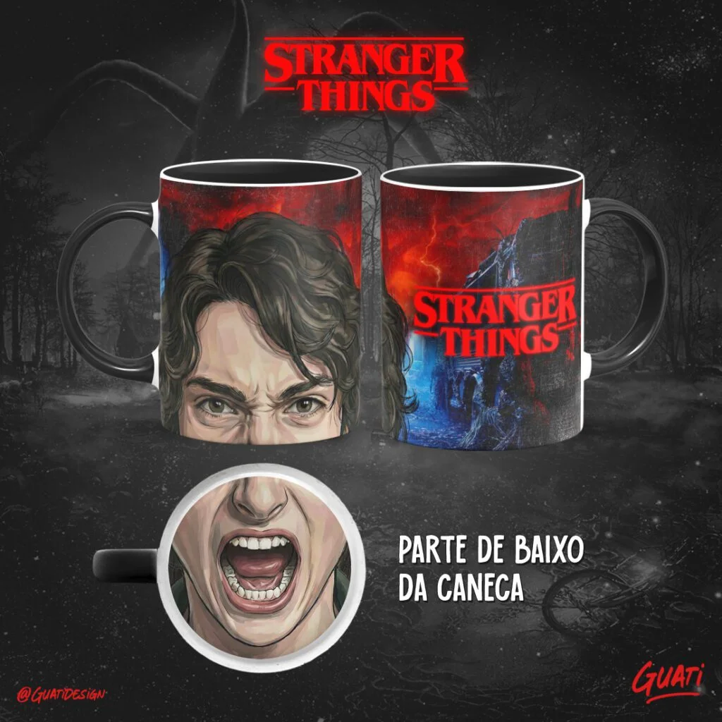 Bocão – Stranger Things - Artes Caneca - Imagem 11