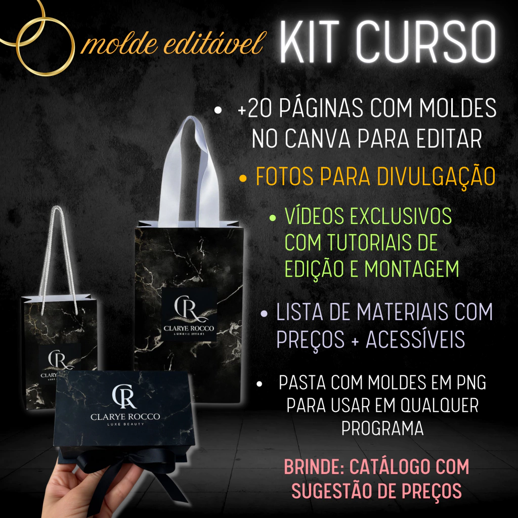 Molde Kit Curso Editável pelo Canva - Imagem 3