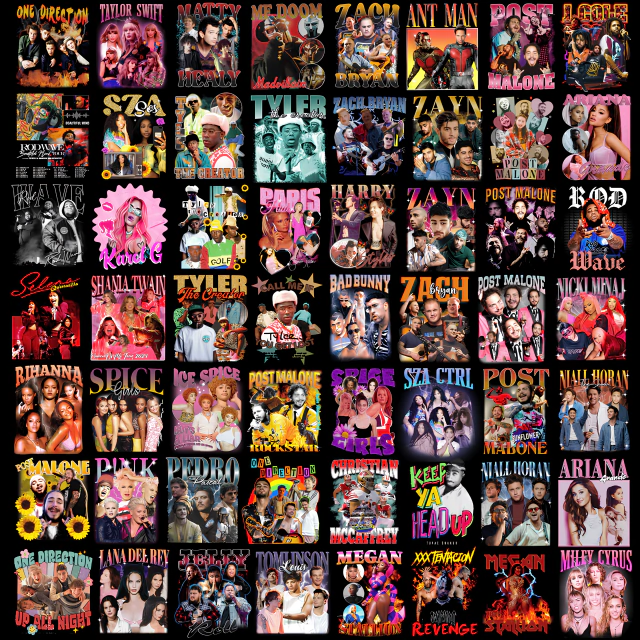 Estampas cantores internacionais - Imagem 3