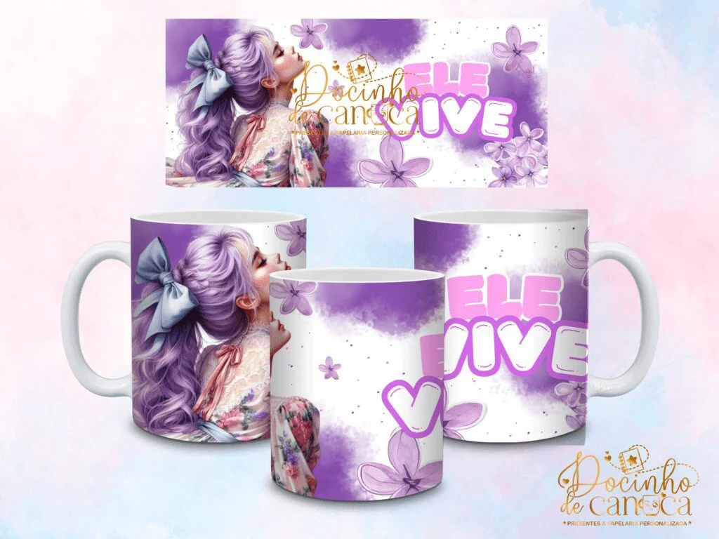 Coleção Primeiro Amor (DEUS) – Artes para Caneca - Imagem 13