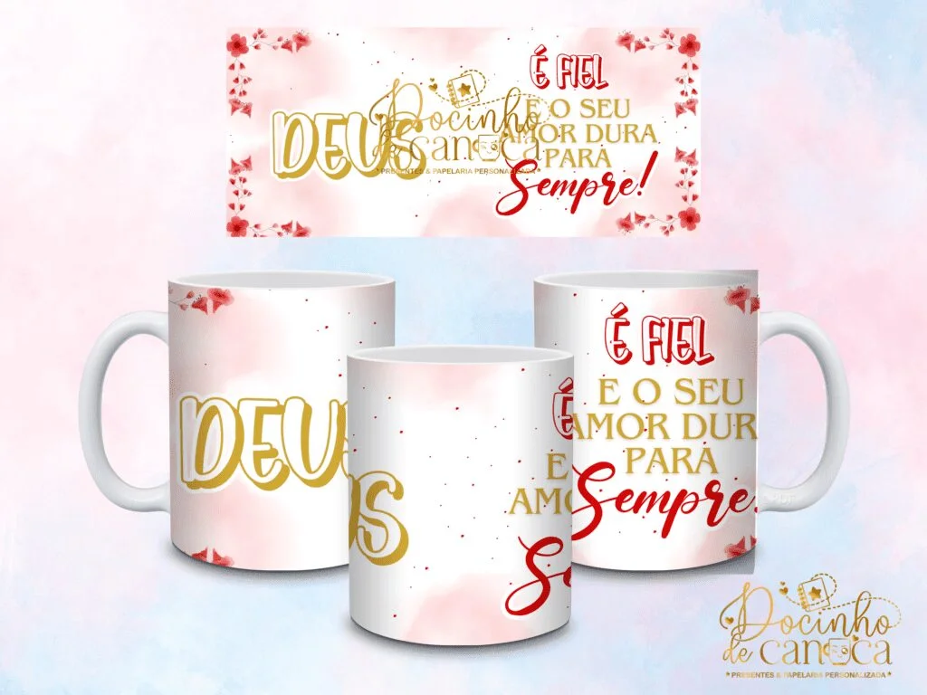 Coleção Primeiro Amor (DEUS) – Artes para Caneca - Imagem 6