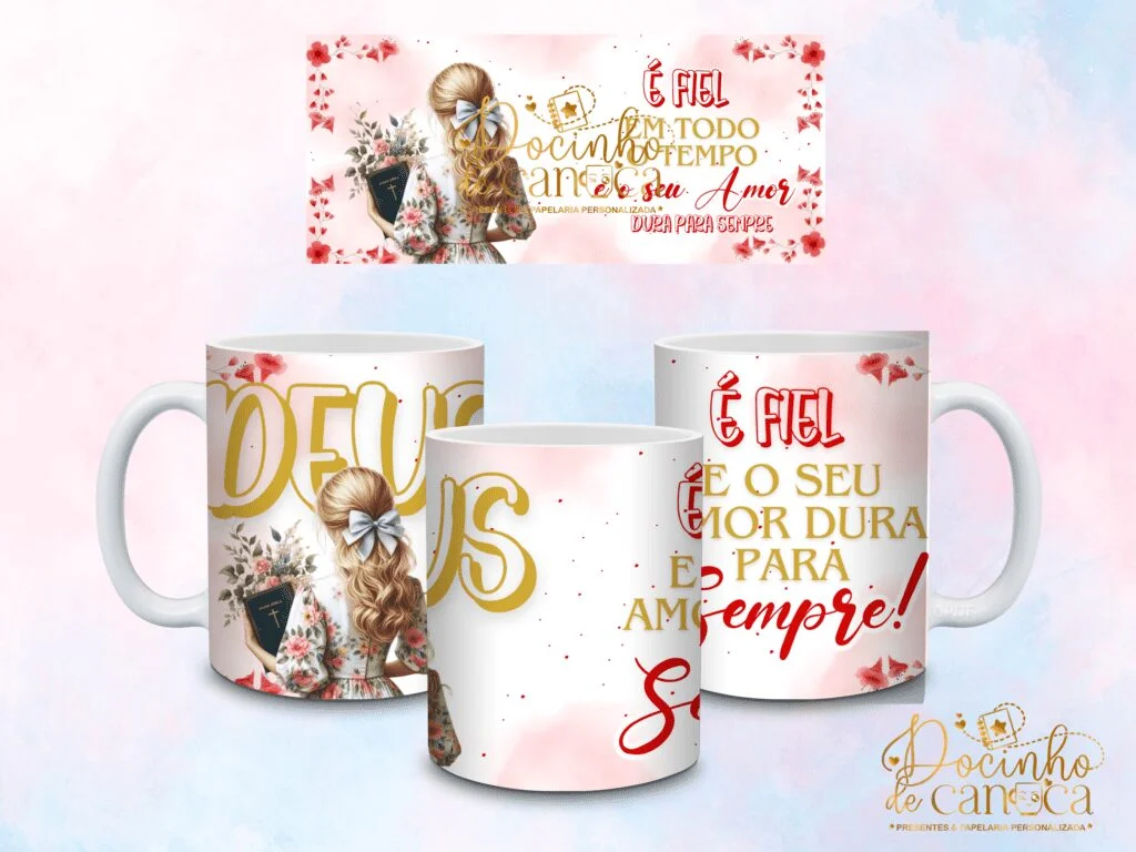 Coleção Primeiro Amor (DEUS) – Artes para Caneca - Imagem 4
