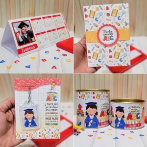 Formatura ABC – Inclusos fundos e cliparts