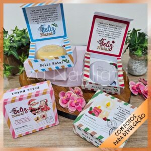 4 Caixinhas para sabonete, todo dia natura – Natal (Iza)