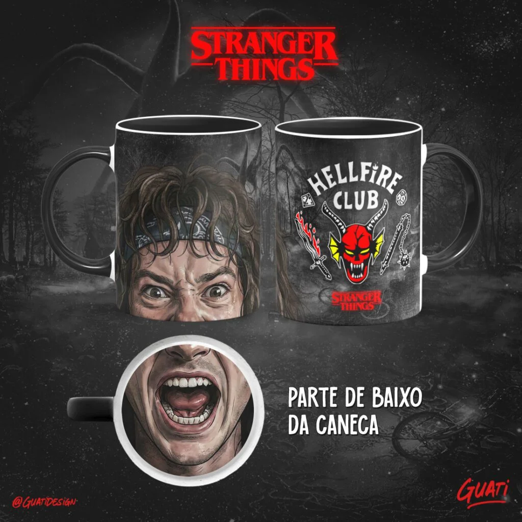 Bocão – Stranger Things - Artes Caneca - Imagem 13