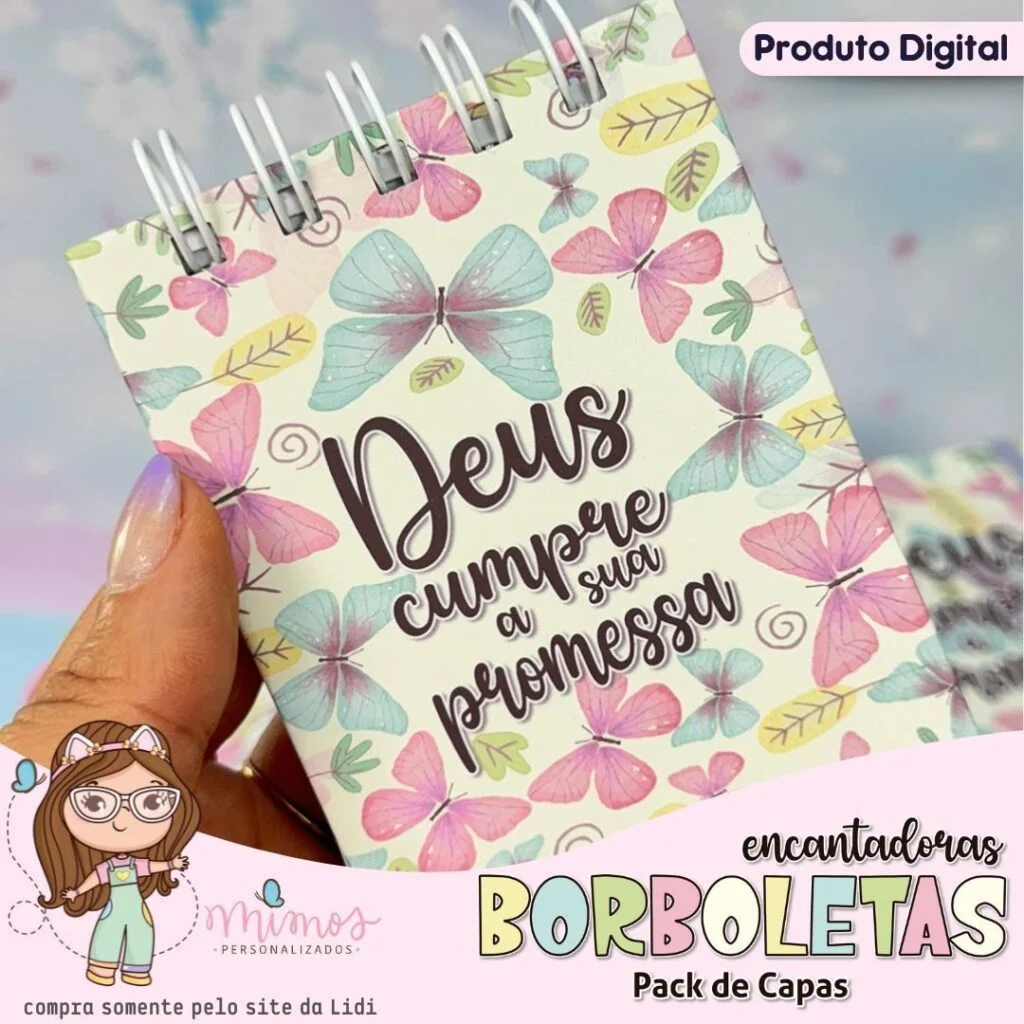 Pack de CAPAS – Borboletas Encantadoras (Mimos Personalizados) - Imagem 4