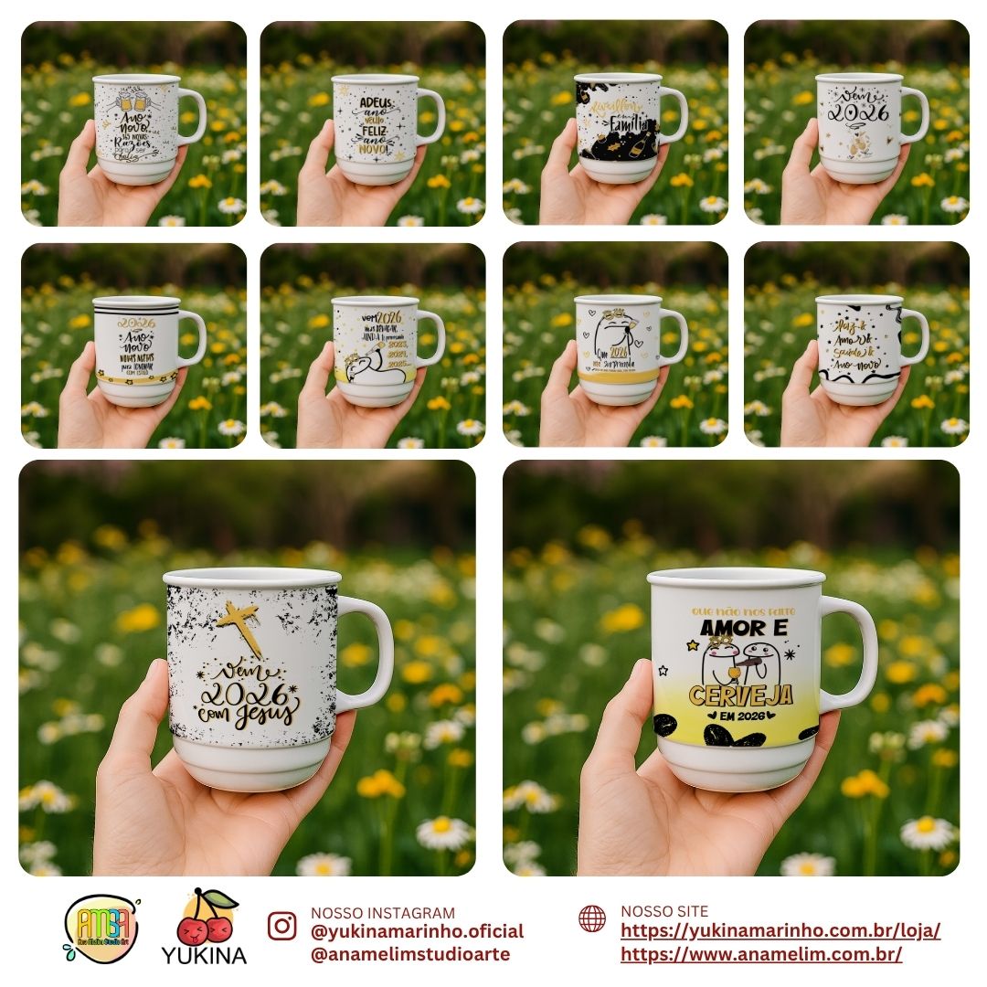 Arte Caneca Ano Novo Chopp, Jateada, Alumínio - Imagem 2