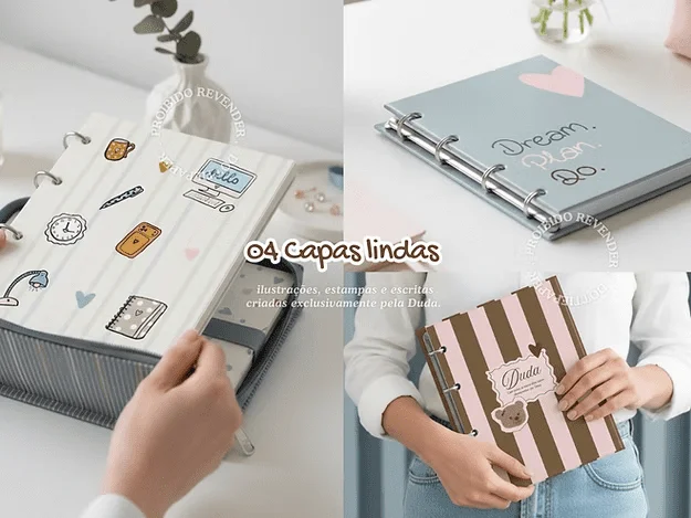 Capas Argolado Bella School A5 - Imagem 3