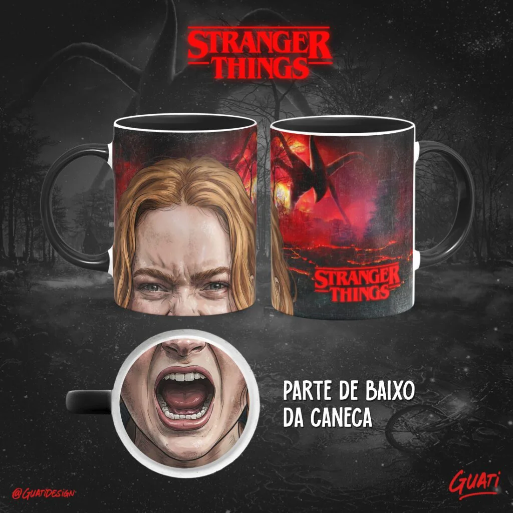 Bocão – Stranger Things - Artes Caneca - Imagem 5