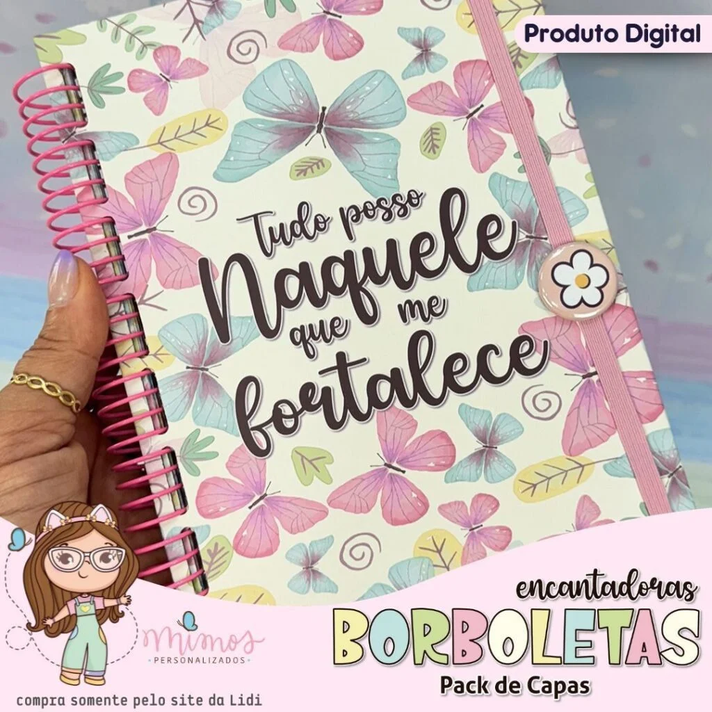 Pack de CAPAS – Borboletas Encantadoras (Mimos Personalizados) - Imagem 3