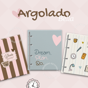 Capas Argolado Bella School A5