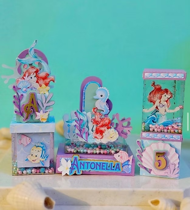 Ariel – A Pequena Sereia – Kit Festa Pronta