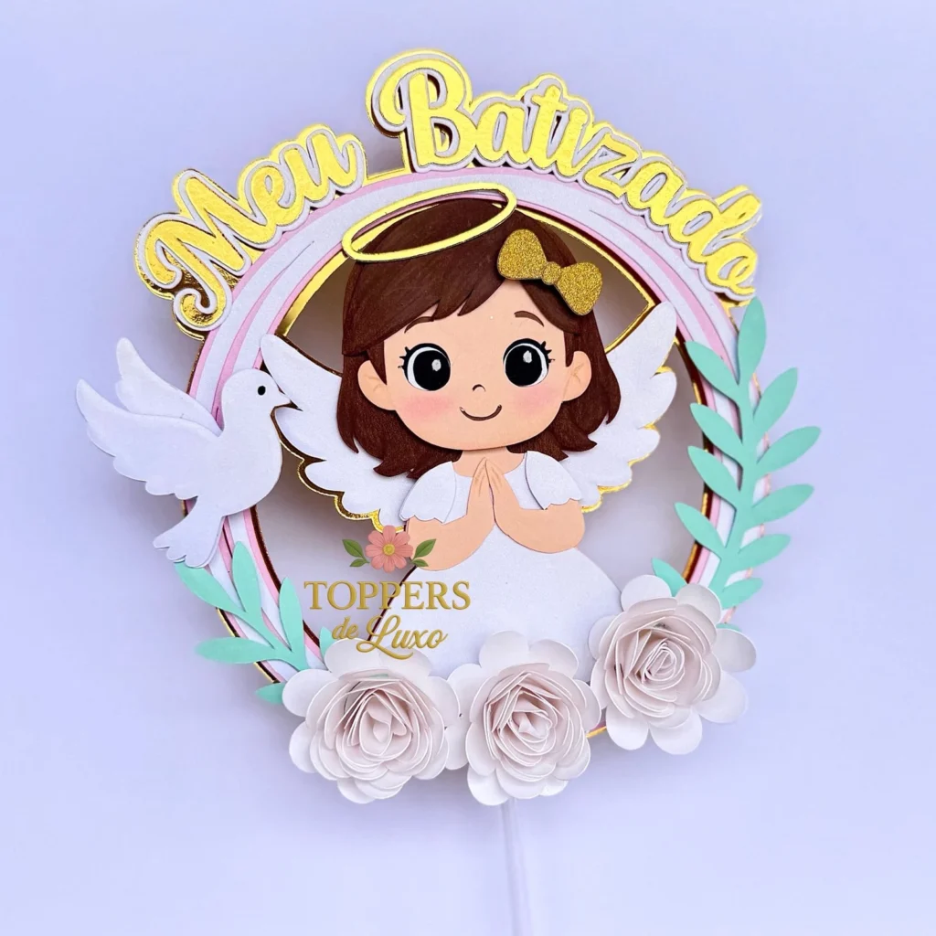 Batizado Menina – Topo de Bolo