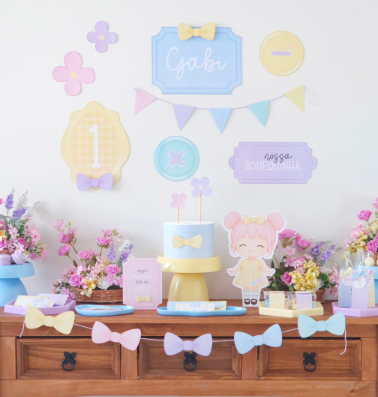 Kit digital - Festa Bonequinha