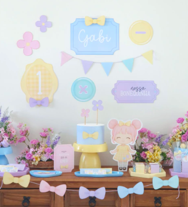 Kit digital - Festa Bonequinha - Imagem 3