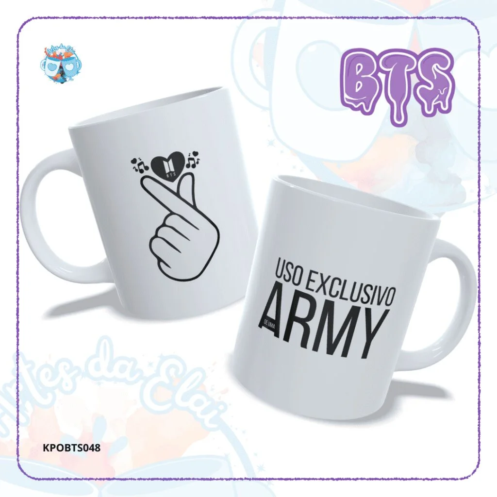 BTS Caneca Army – Arte Avulsa