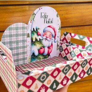 CAIXA COM ALÇA DE NATAL EM PDF