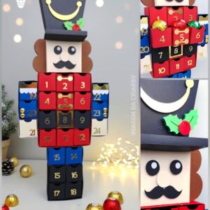 Calendário Advento Quebra Nozes Natal