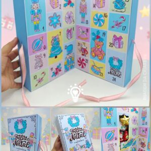 Calendário Advento Quebra Nozes Candy Natal