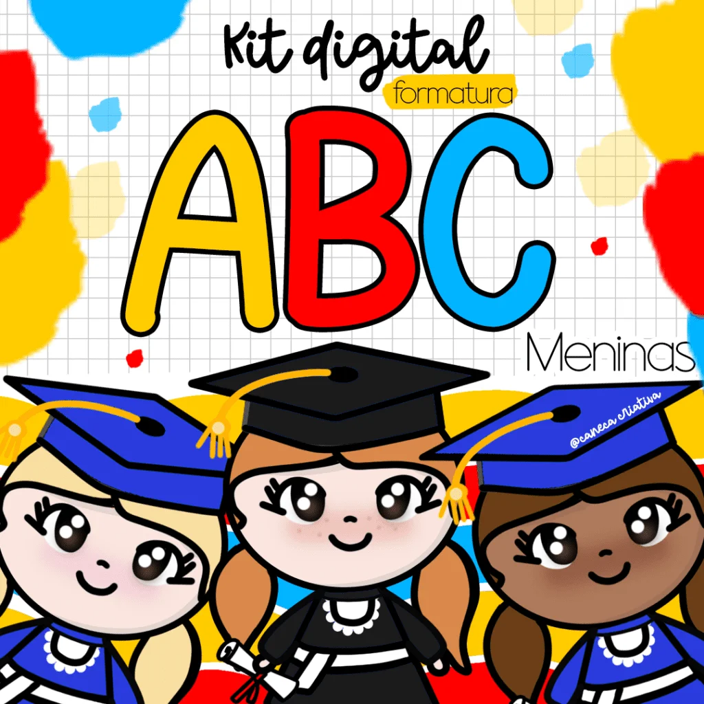 Kit Digital | Canecas – Formatura ABC Meninas