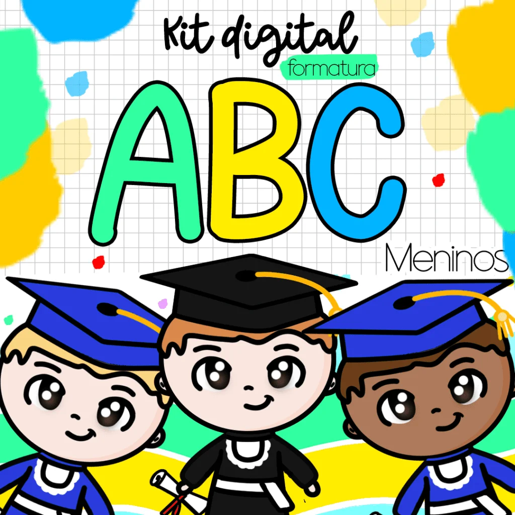 Kit Digital | Canecas – Formatura ABC Meninos