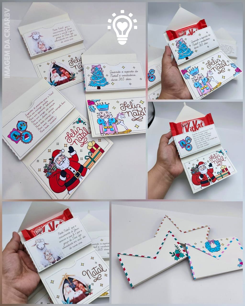 Caixa Carta KitKat Natal