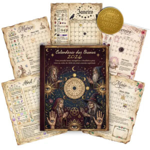 CALENDÁRIO DAS BRUXAS 2026 - Livia