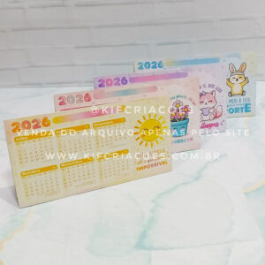 Calendário de Mesa simples – 2026