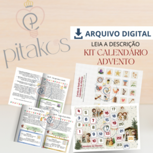KIT CALENDÁRIO DO ADVENTO - Pitakos