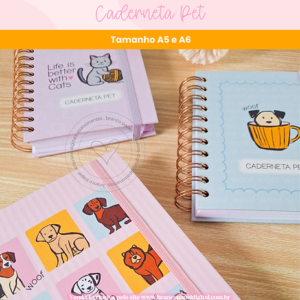 Combo Caderneta Pet - Branco Papel