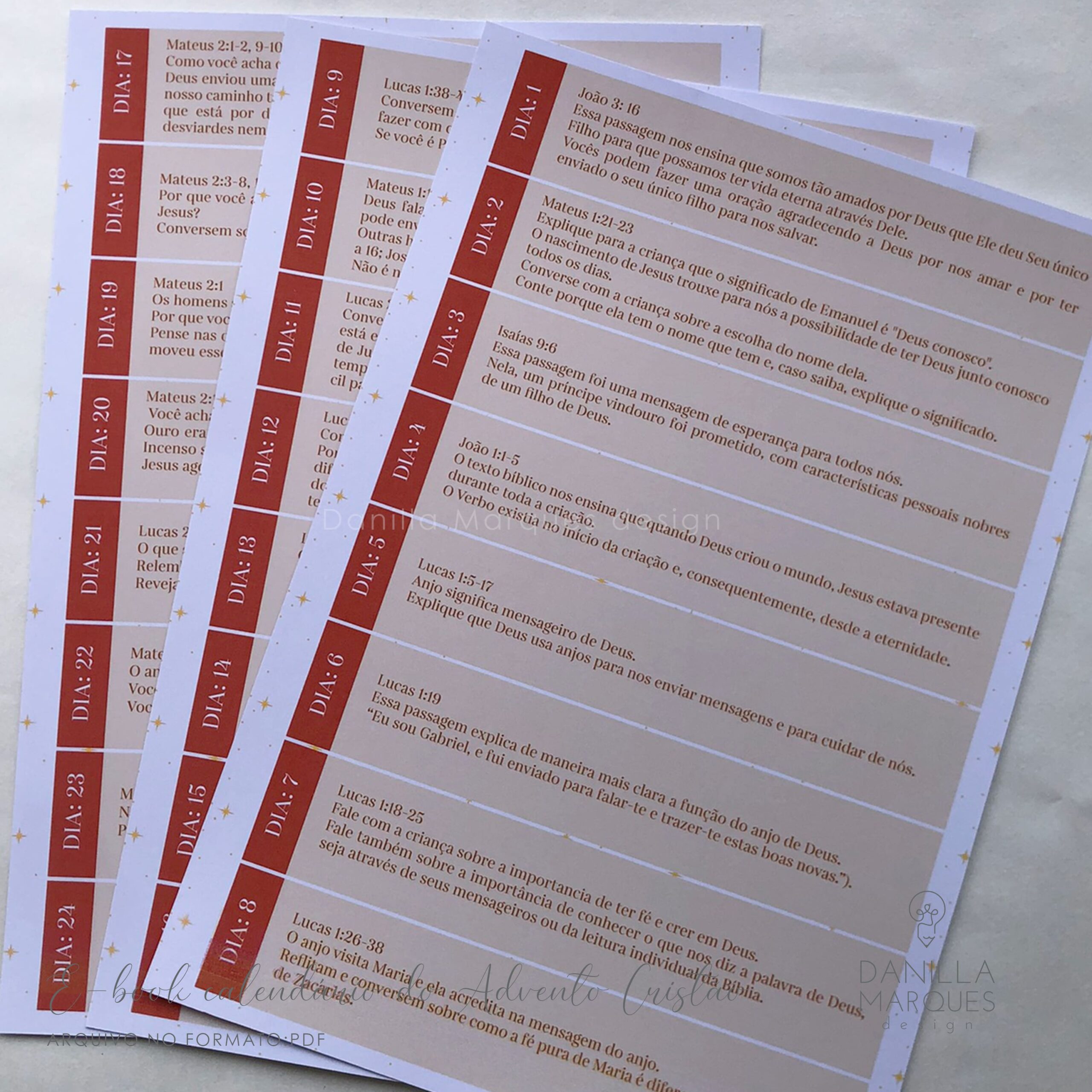 E-BOOK CALENDÁRIO DO ADVENTO CRISTÃO PARA PROFISSIONAIS – DXF, SVG, PDF - Imagem 5