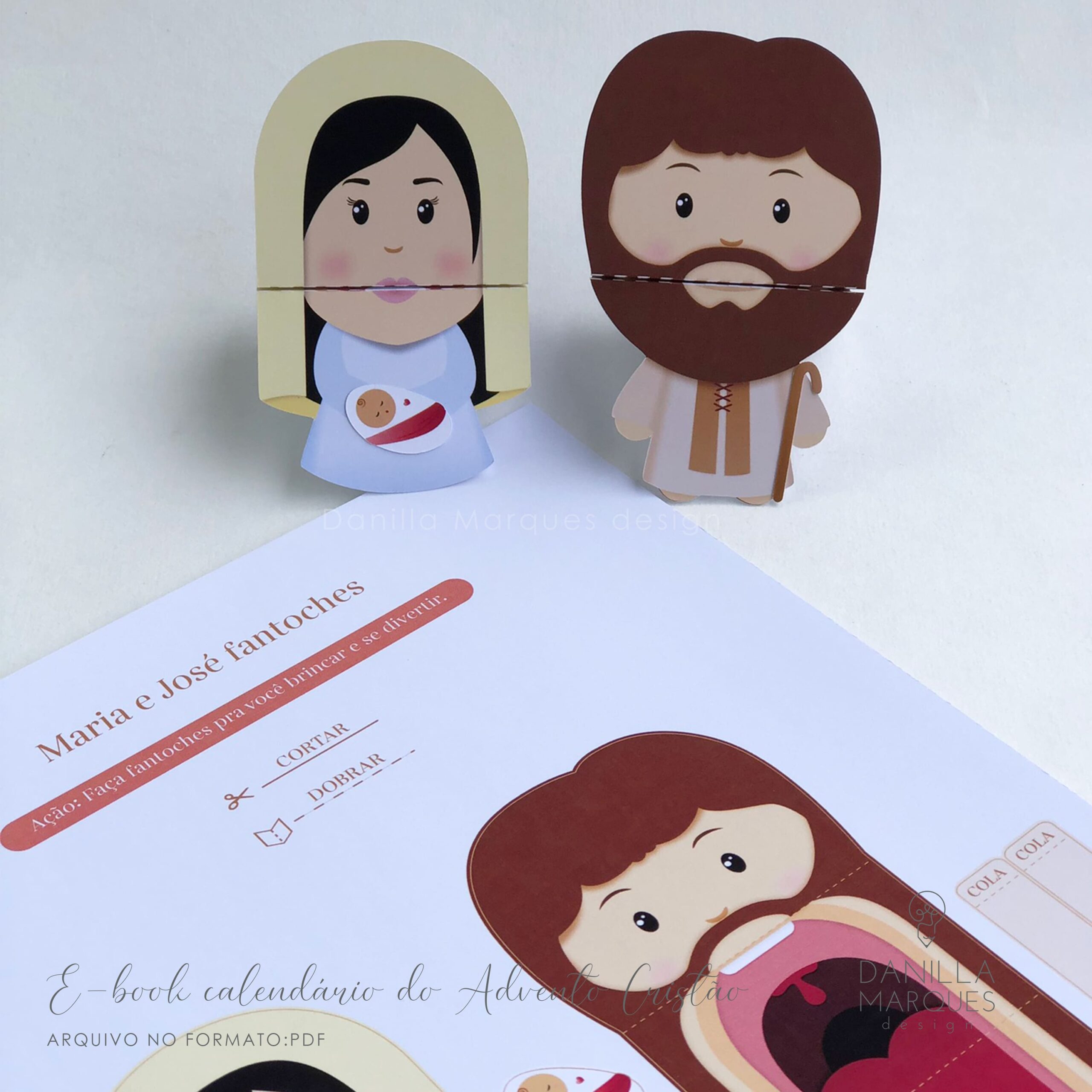 E-BOOK CALENDÁRIO DO ADVENTO CRISTÃO PARA PROFISSIONAIS – DXF, SVG, PDF - Imagem 3