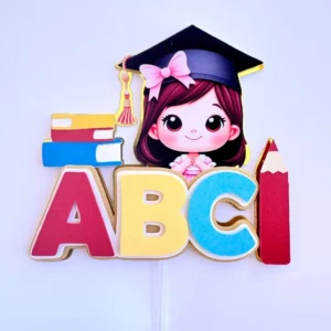 Formatura ABC Menina – Topo de Bolo